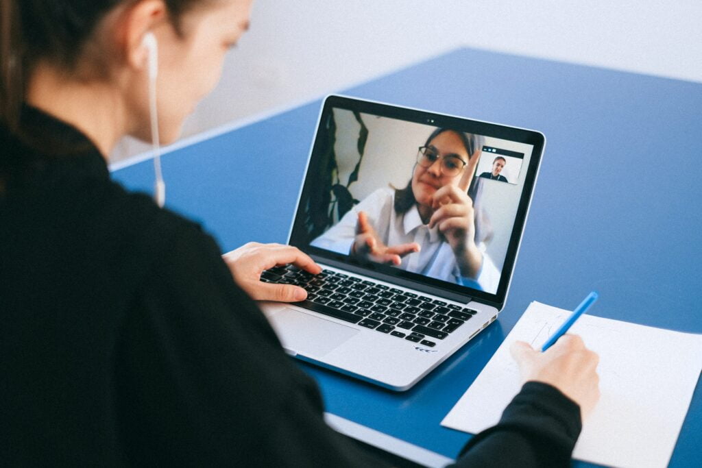 remote interpreting in action