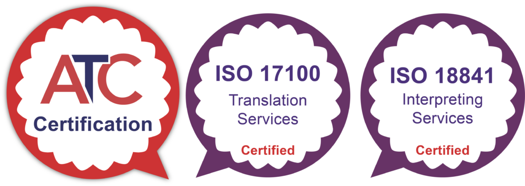 ISO 17100 & ISO 18841 language services